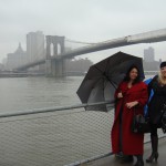 Shelley and Susana beginning road trip in New York